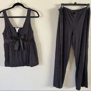 Alfani Intimates 2-pc Knit Pajama Lounge Set L Sexy Feminine Coordinating Set